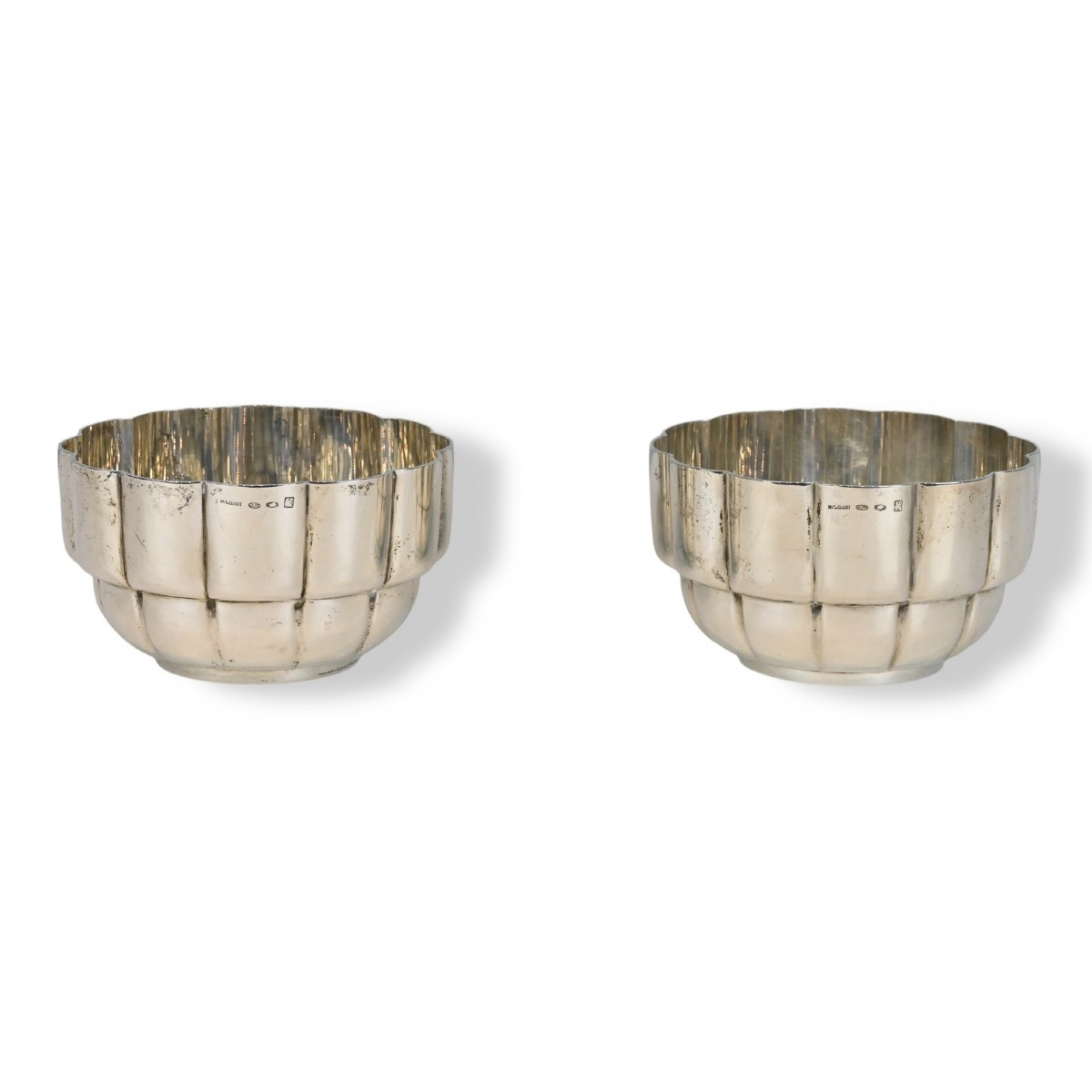 Bulgari - Coppia Di Coppette in Argento Sterling - Italia 1974